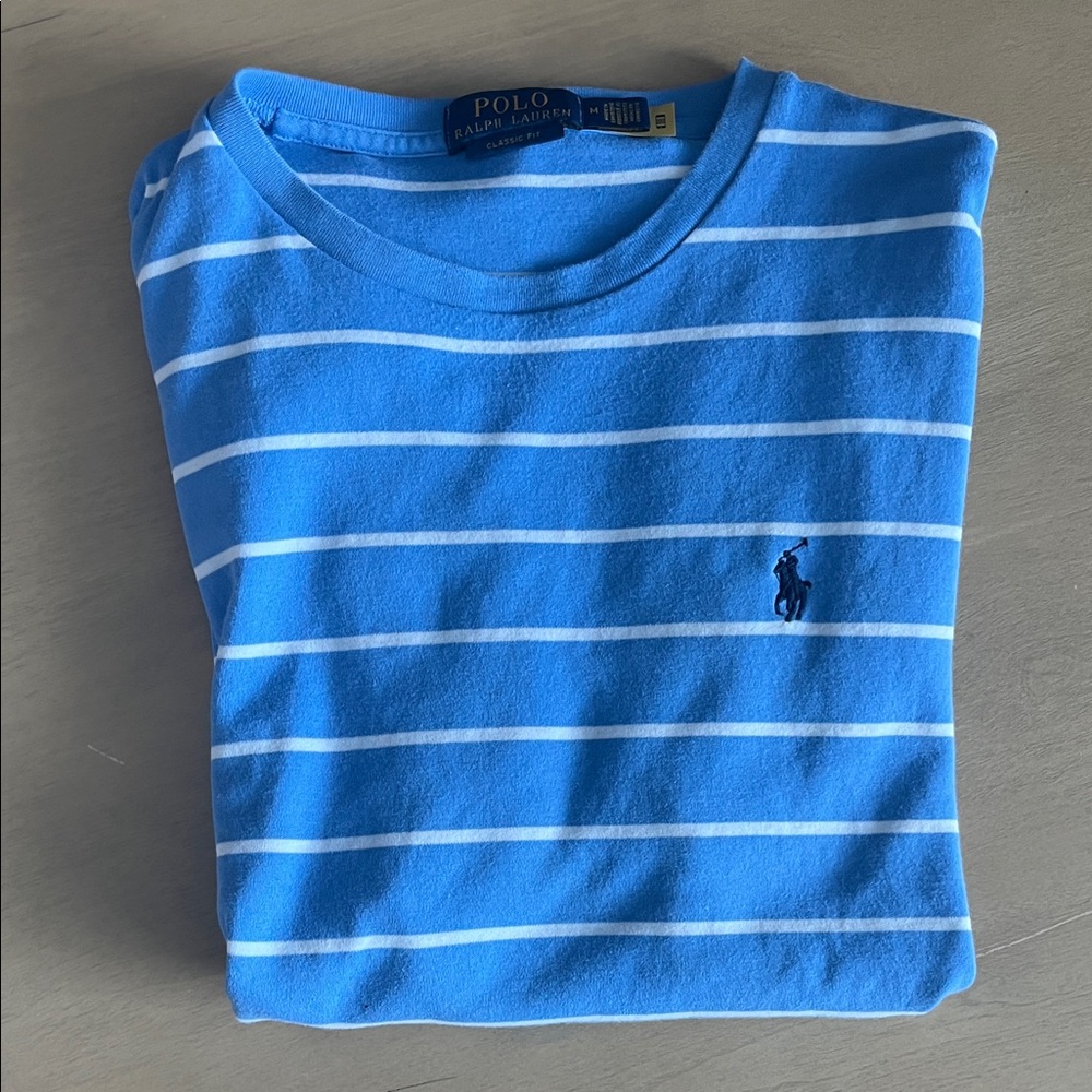 Ralph Lauren Classic Fit Blue Tee